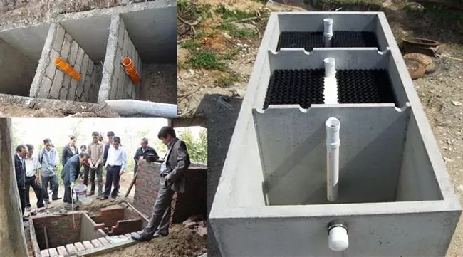 Chuyển bể phốt đặt sang vị trí khác