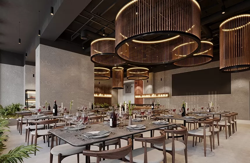  Tiêu chuẩn thiết kế khu vực ăn uống nhà hàng