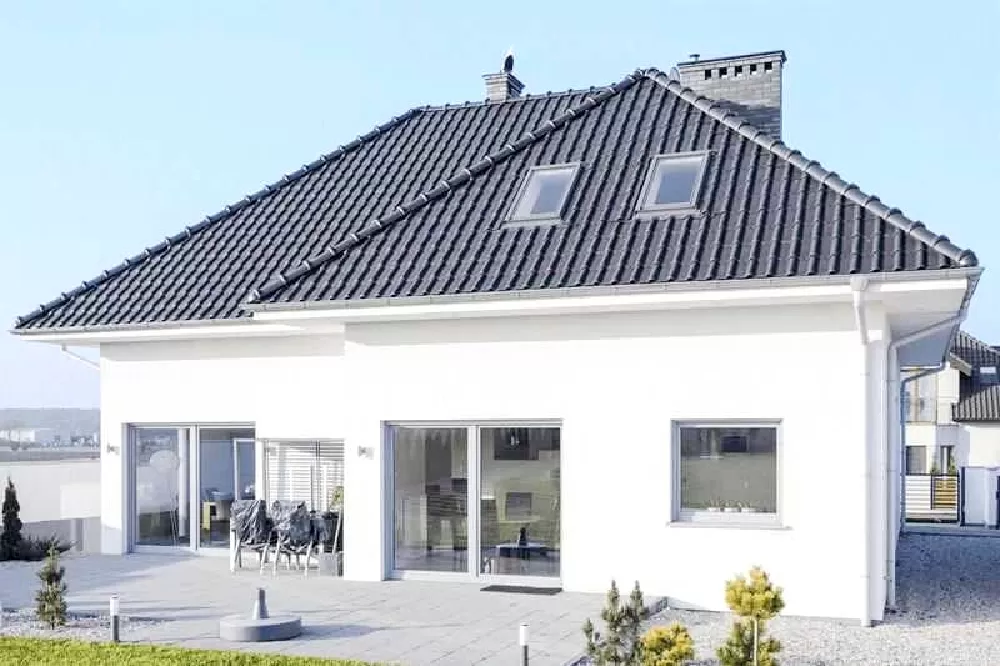  Độ dốc mái ảnh hưởng đáng kể đến tổng thể kiến trúc ngôi nhà