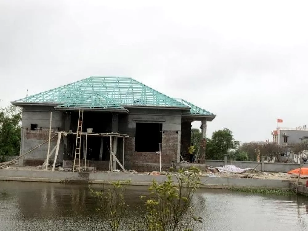 Độ dốc mái Nhật tiêu chuẩn nằm trong khoảng 20% - 30% 