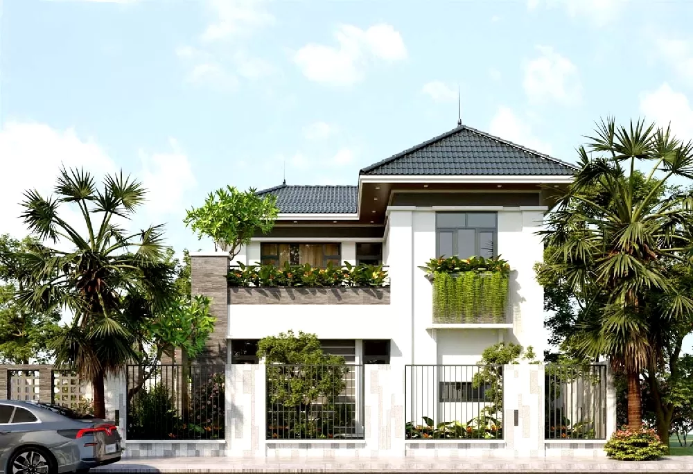 Độ dốc thấp tạo cảm giác thanh thoát, hiện đại.