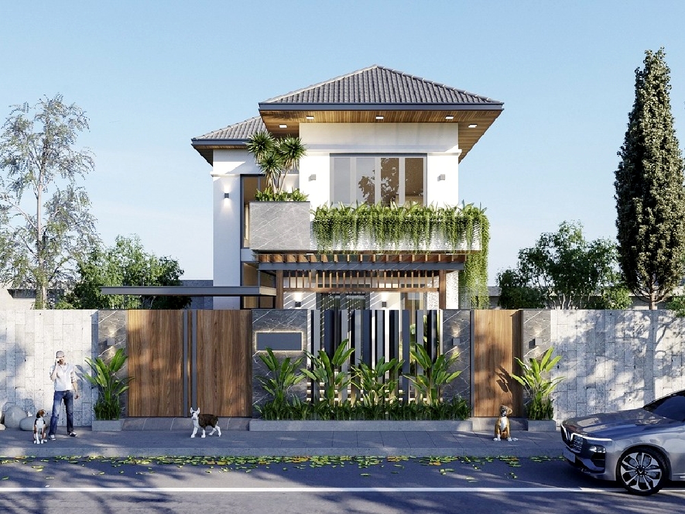 Thiết kế hiện đại mái nhật tôn lên giá trị thẩm mỹ cho căn nhà