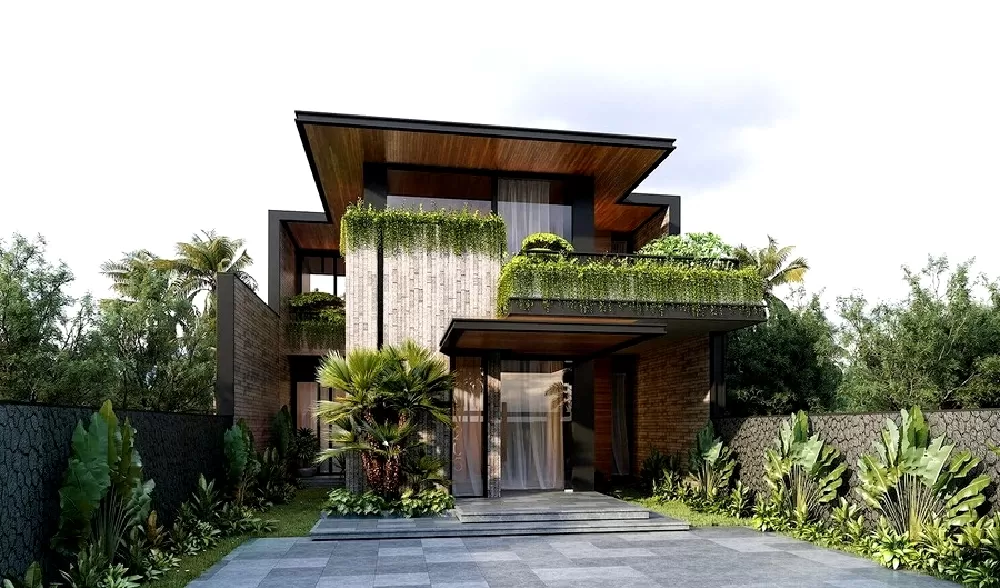 Hệ thống cửa kính lớn giúp lấy sáng tối đa cho căn nhà
