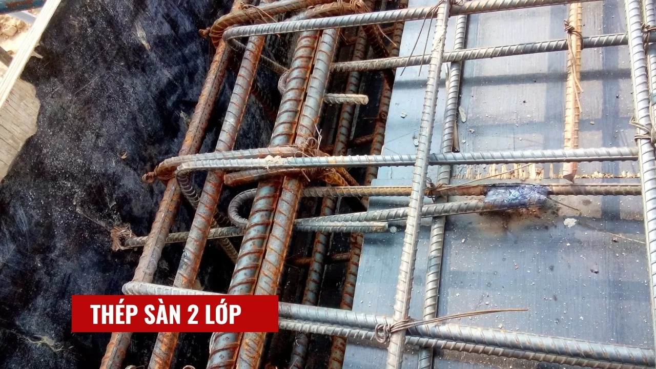 Thép sàn 2 lớp