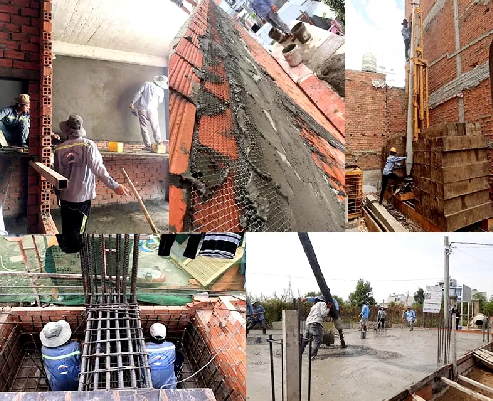 Giá nhân công có thể phụ thuộc vào kinh nghiệm, kỹ năng và vị trí xây dựng