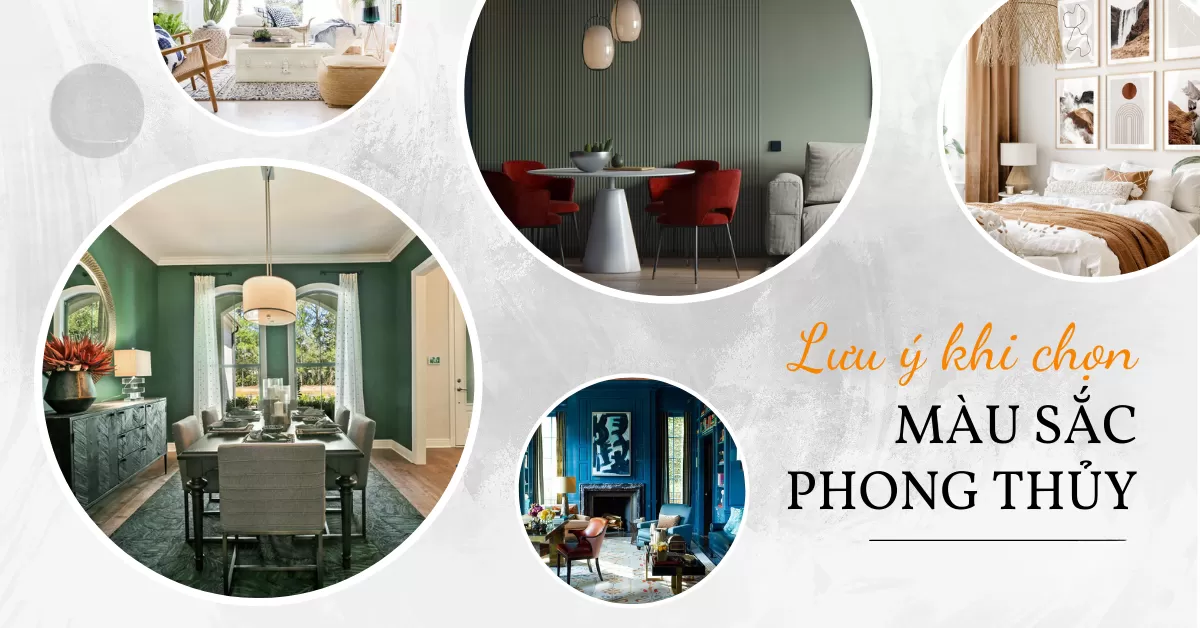 Nếu muốn thay đổi màu sắc phong thuỷ của ngôi nhà, chủ nhà nên chọn các màu sơn tương hợp hoặc tương sinh với cung mệnh của mình.