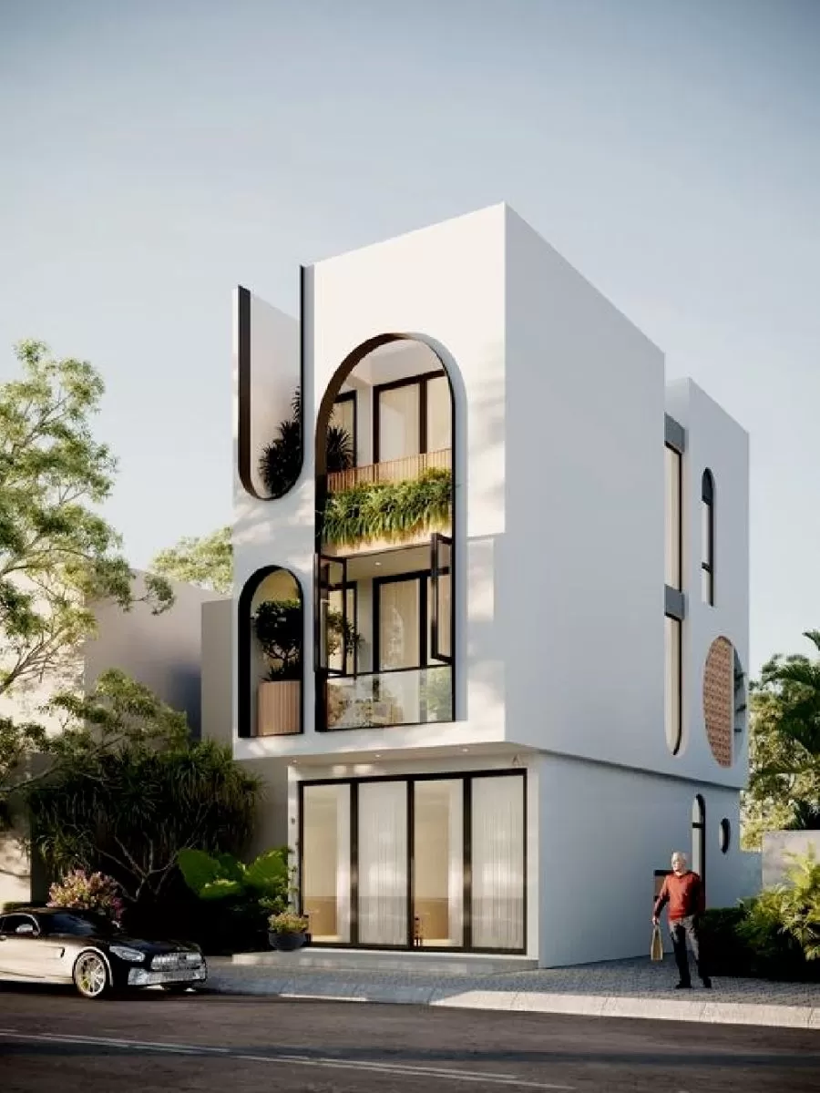 Ngôi nhà mang đến cho gia chủ một không gian sống tiện nghi, thoải mái và đầy đủ tiện nghi.