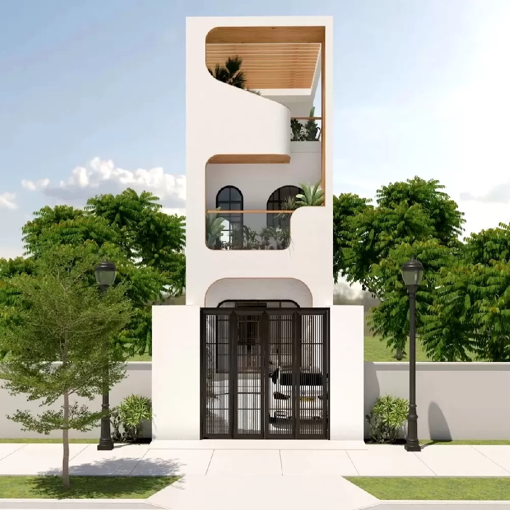 Ngôi nhà cần đảm bảo có tổng thể kiến trúc hài hòa