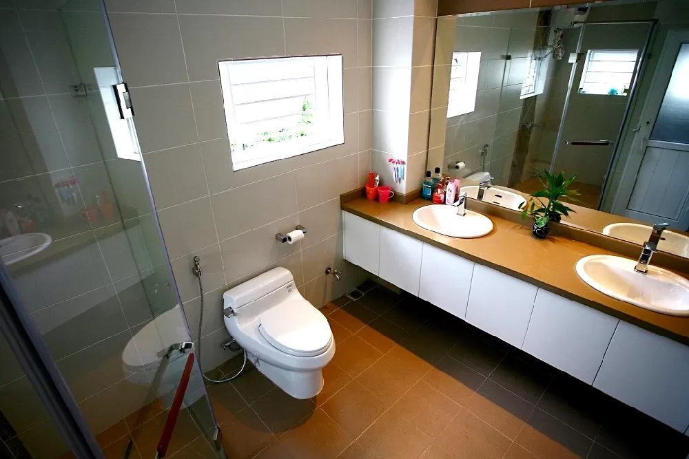 Bố trí nhà vệ sinh hợp lý sẽ giúp tối ưu hóa diện tích sử dụng