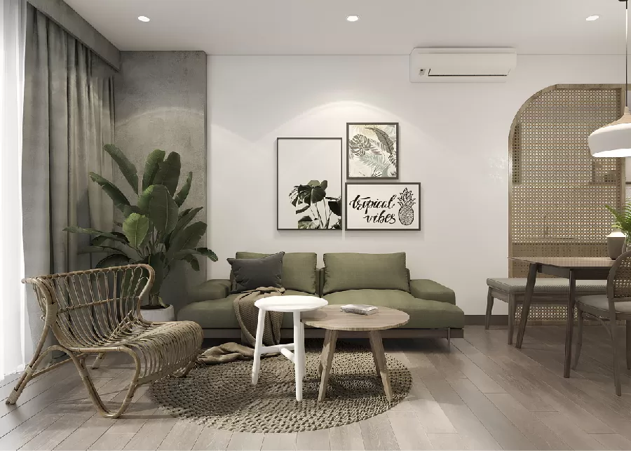 Một không gian hoàn hảo khi có thể kết hợp được với những chi tiết hài hoà.