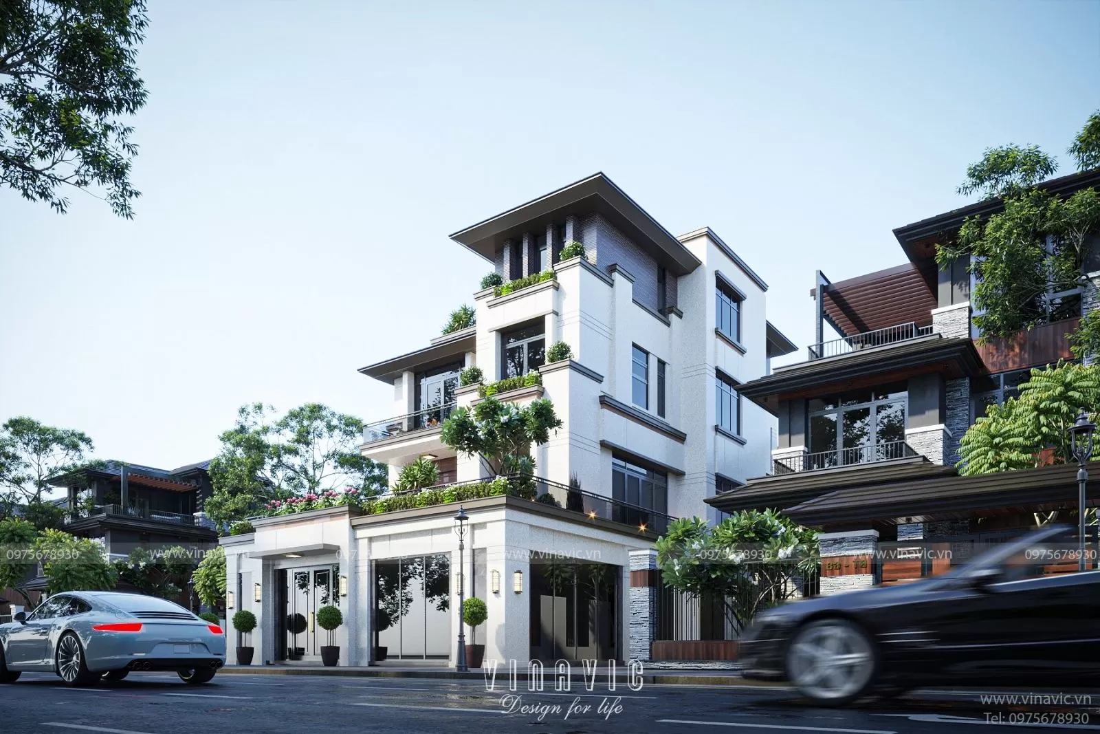 Mặt tiền bắt mắt, tăng hiệu quả thương mại