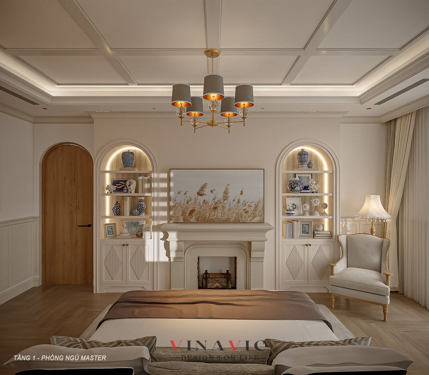 Mẫu nội thất phong cách địa trung hải 450m2 (CĐT: Mr Phát - Cam Ranh) NT2326