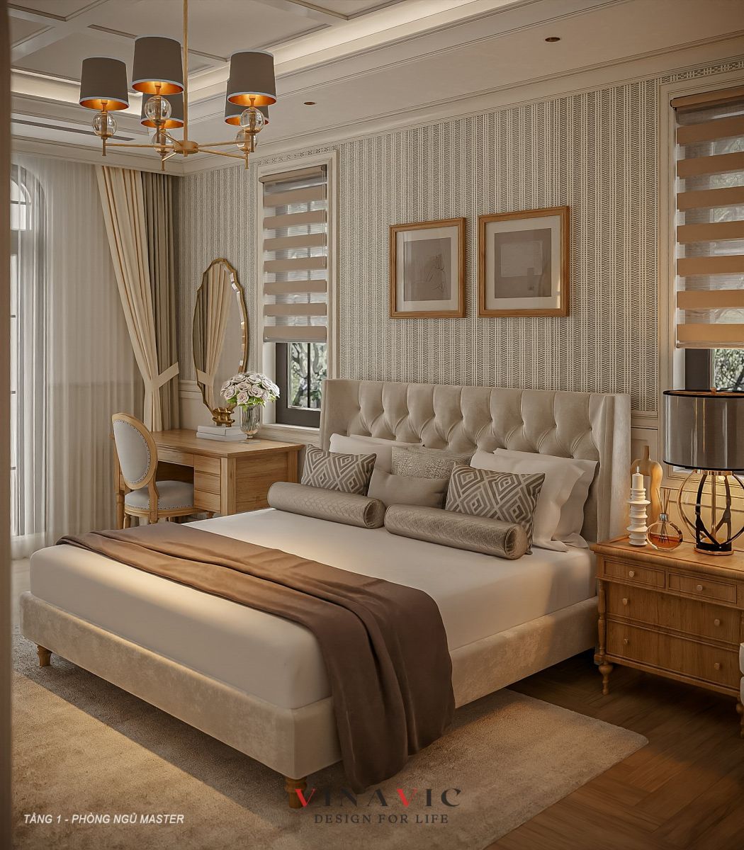 Mẫu nội thất phong cách địa trung hải 450m2 (CĐT: Mr Phát - Cam Ranh) NT2326