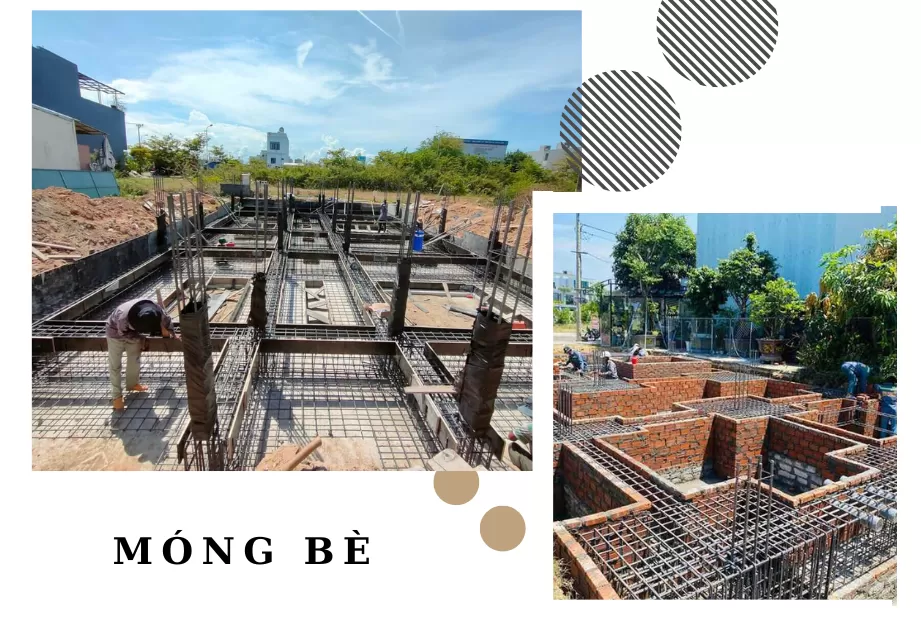 Móng bè cho đất ruộng