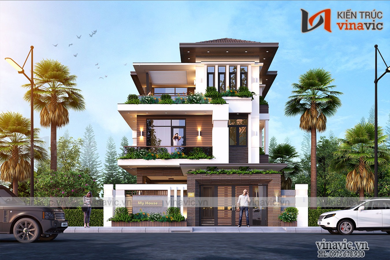 Nhà 3 tầng 100m2 3 phòng ngủ