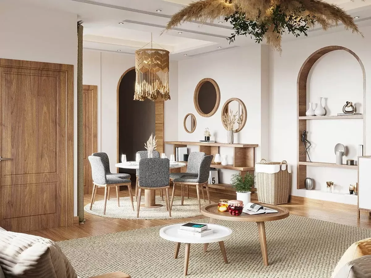 Những món đồ nội thất bằng gỗ luôn chiếm ưu thế trong không gian mang phong cách Scandinavian (Nguồn: Sưu tầm)