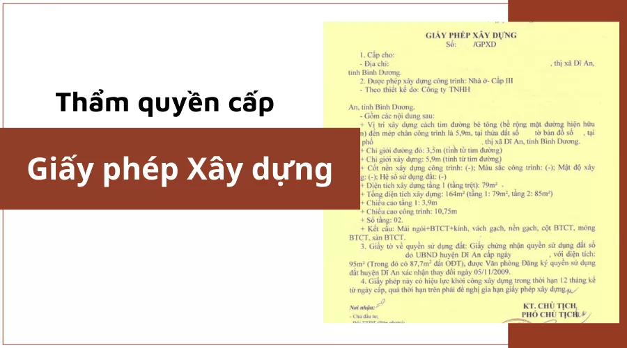 Các cơ quan thẩm quyền cấp giấy phép xây dựng