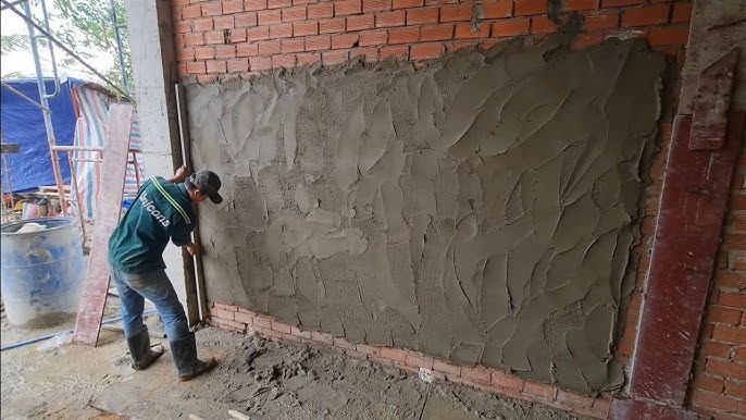 Quá trình thi công trát tường nhà