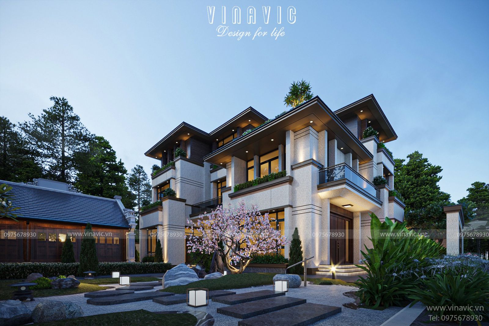 Mẫu biệt thự vườn đẹp chuẩn xu hướng