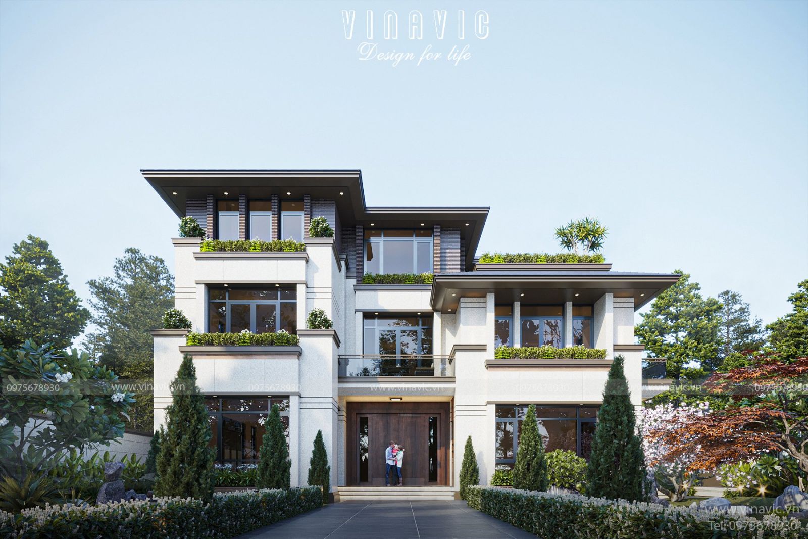 Biệt thự sử dụng vật liệu cao cấp