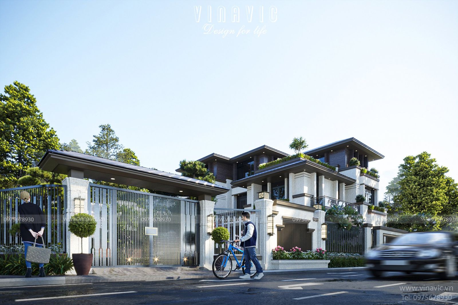 Cổng hàng rào chắc chắn