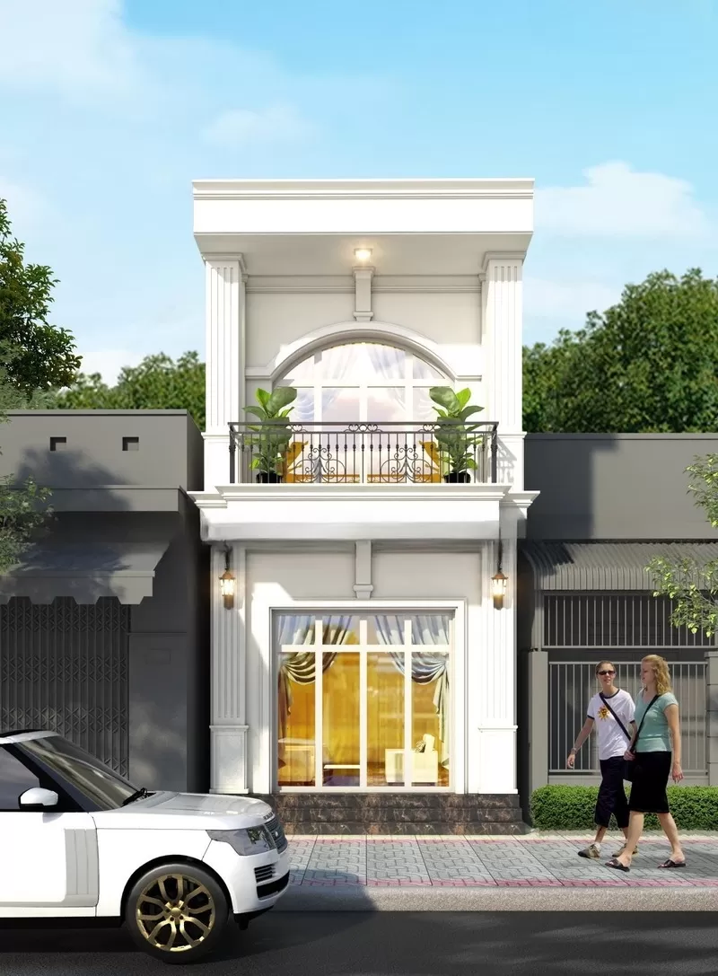 Chi tiết đối xứng đơn giản mà vẫn hài hoà, nhã nhặn