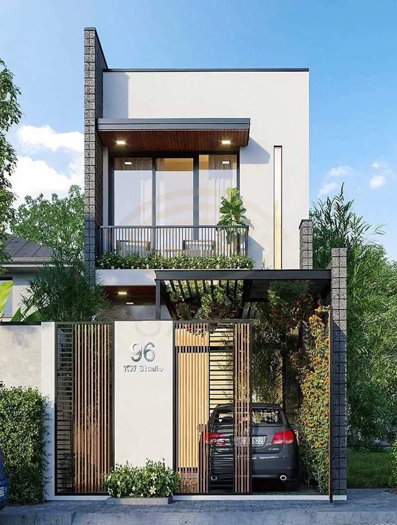 Nhà 2 tầng 5x15m có gara