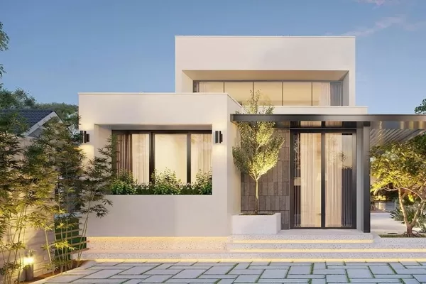 Thiết kế nhà 1 tầng 3 phòng ngủ 80m2 hiện đại ai cũng khen tấm tắc