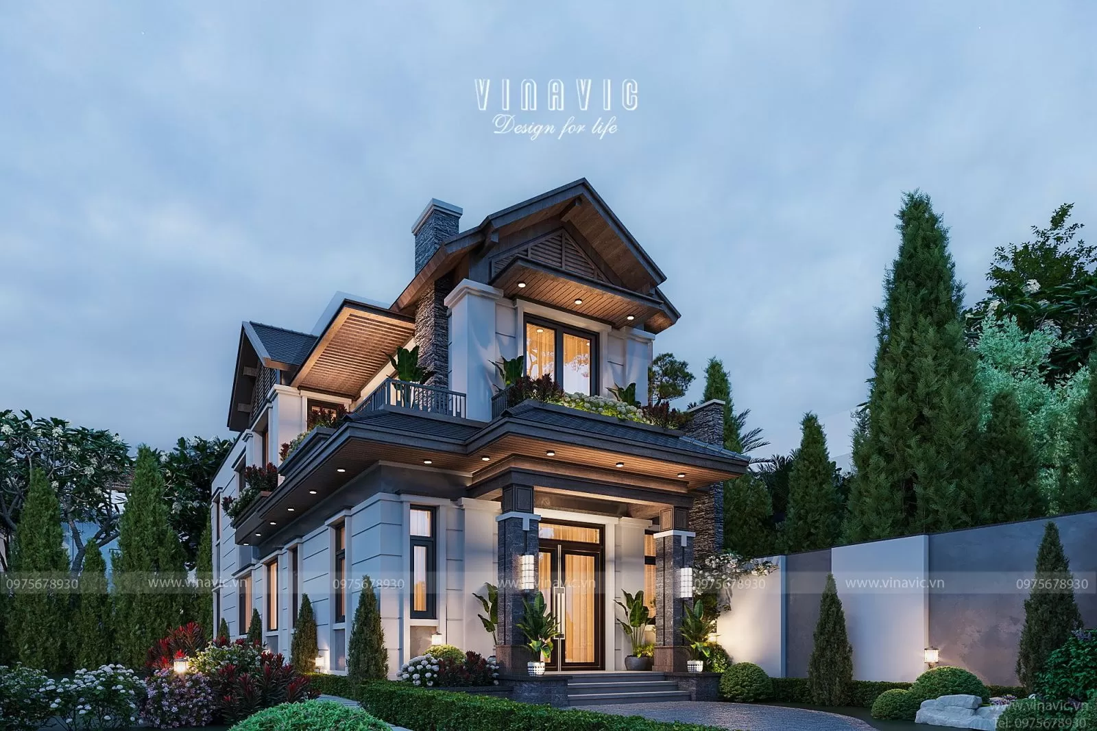 Mẫu thiết kế nhà ngang 6m dài 20m hiện đại thu hút mọi ánh nhìn