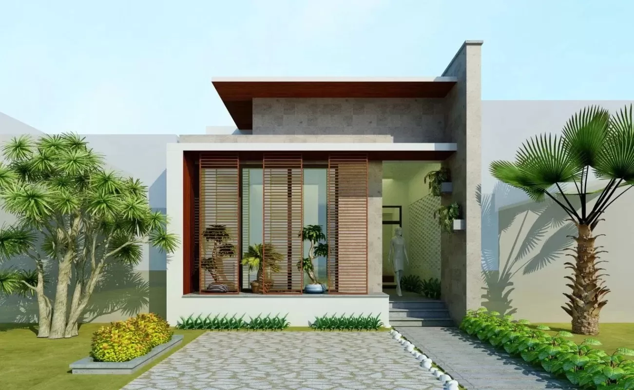 Mẫu nhà mái bằng 500 triệu 