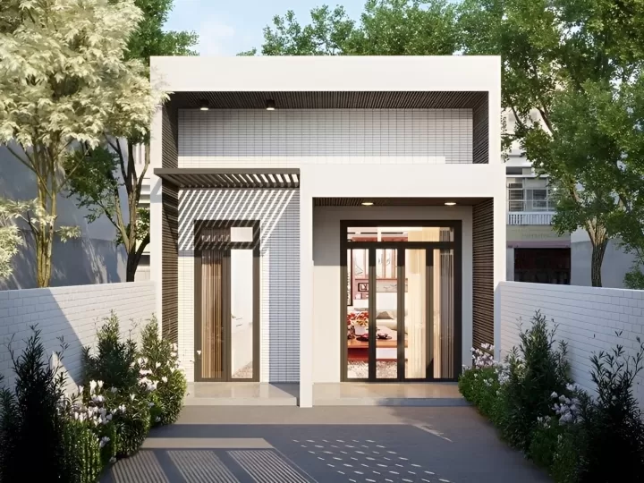 mẫu nhà cấp 4 đẹp 500 triệu