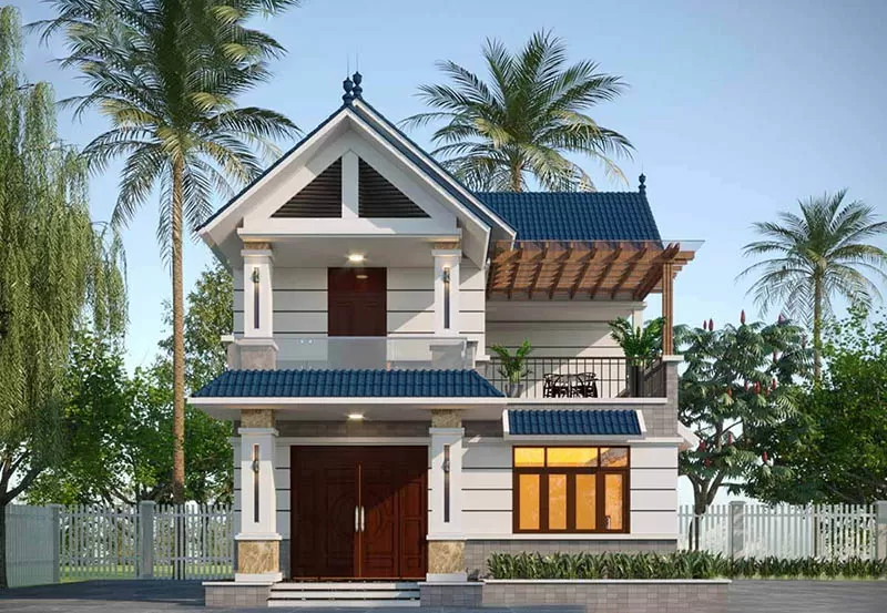 Nhà mái thái 2 tầng ngang 6m dài 5m đang là xu hướng phổ biến