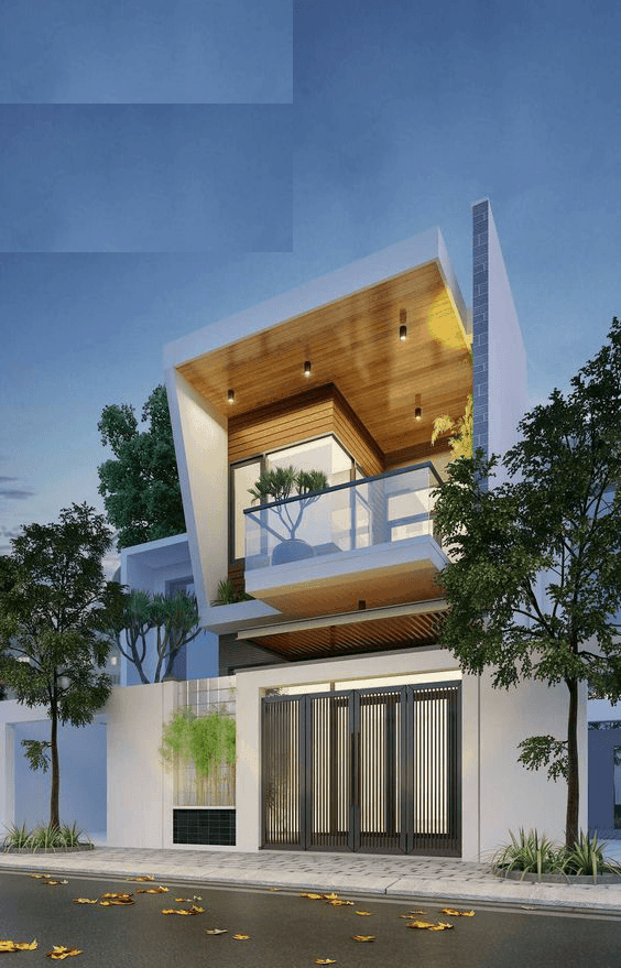 Thiết kế nhà ống 2 tầng độc đáo, lạ mắt