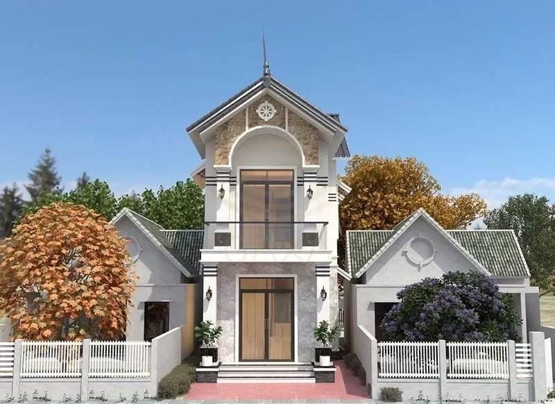 Thiết kế nhà mái thái 2 tầng 3 phòng ngủ vô cùng phổ biến