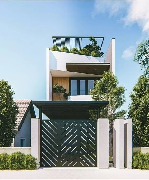 Thiết kế nhà ống 5x20m 2 tầng 3 phòng ngủ đầy đủ tiện nghi