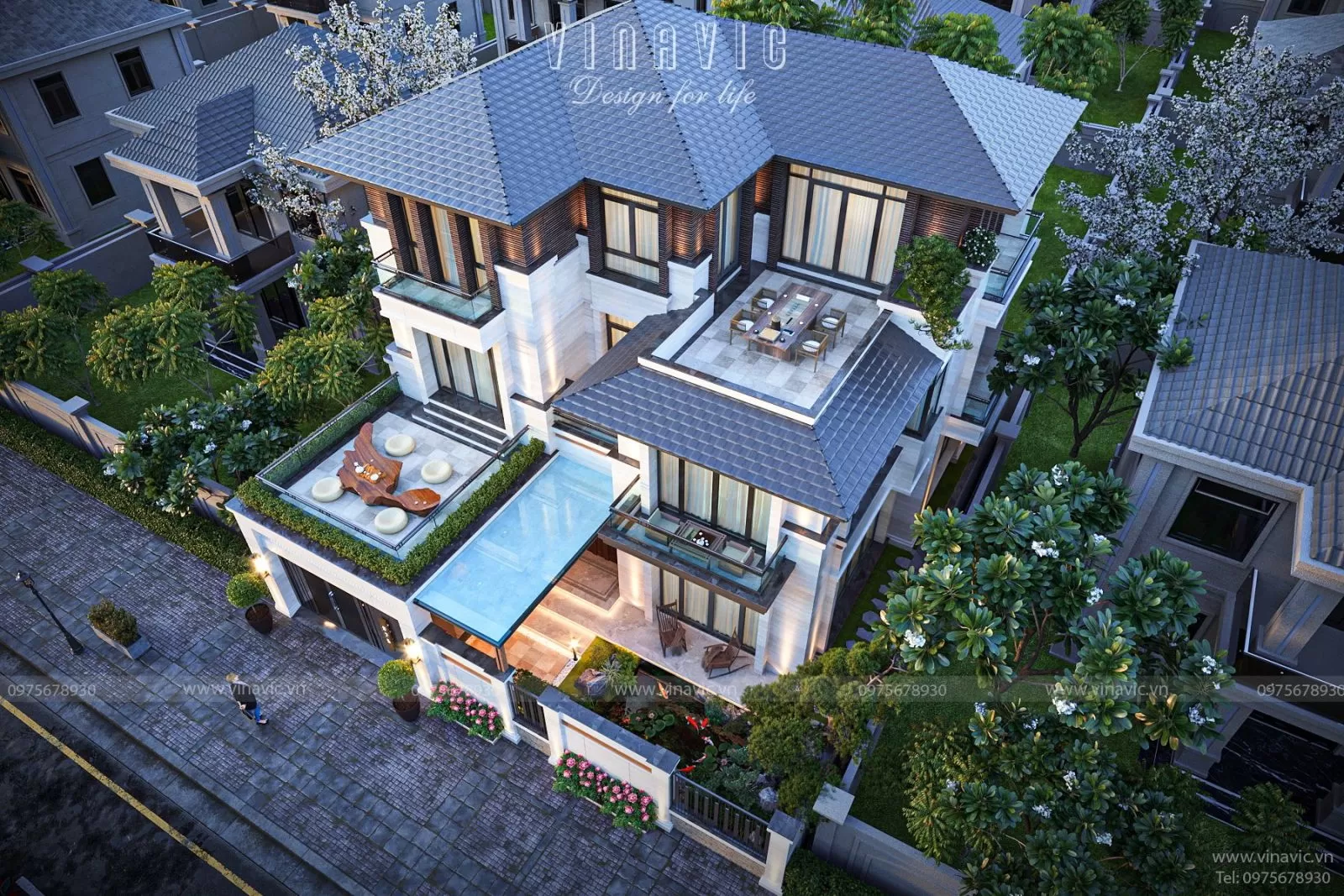 Mẫu biệt thự 7 tỷ hiện đại đẹp