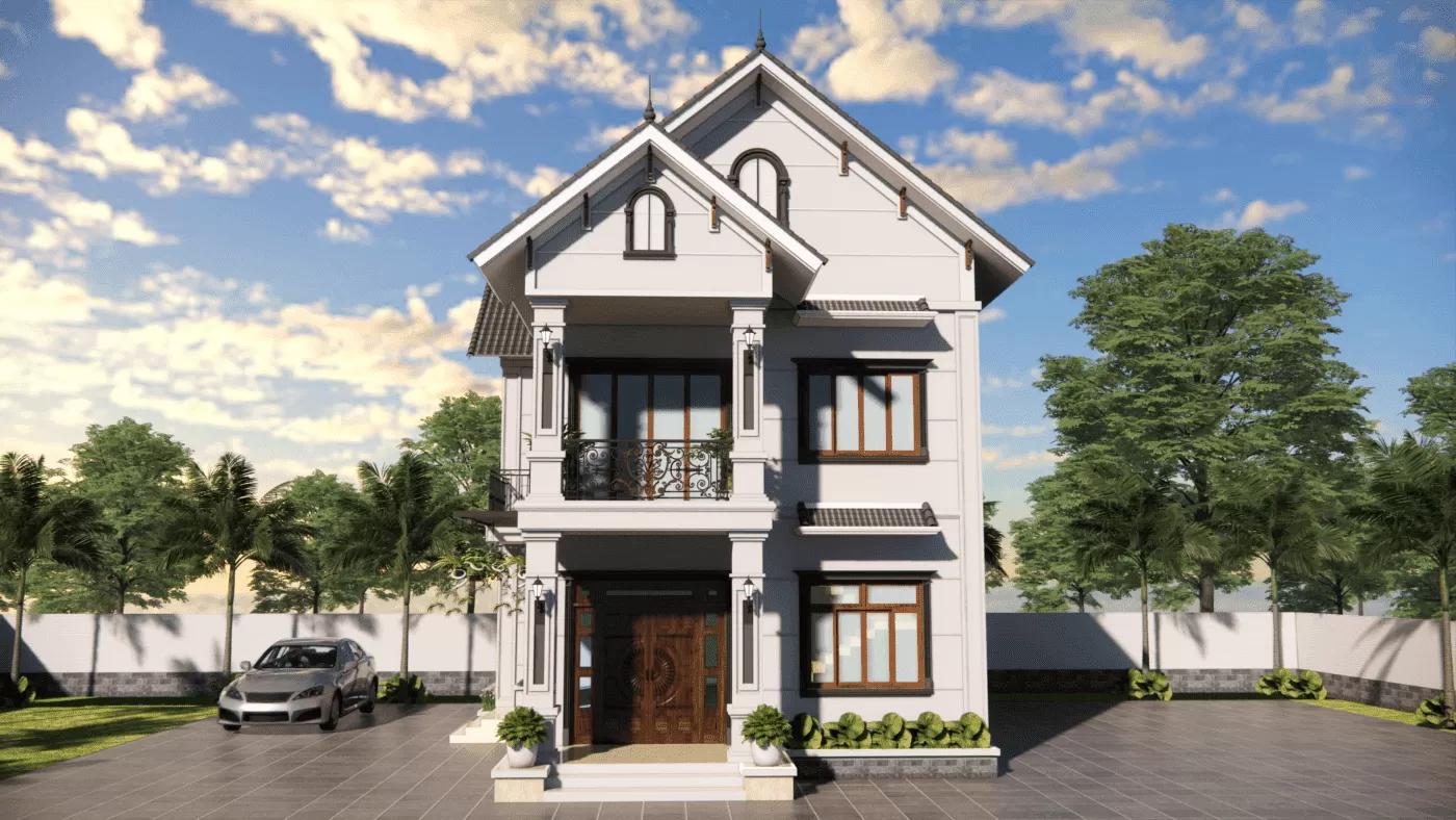 Lập kế hoạch chi phí xây dựng nhà 2 tầng nông thôn 500 triệu chi tiết