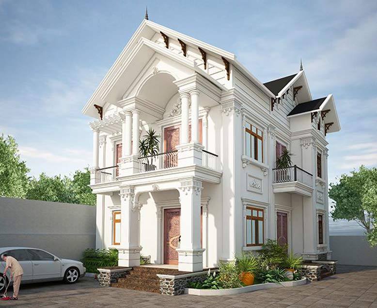 Thiết kế nhà nông thôn 2 tầng cuốn hút