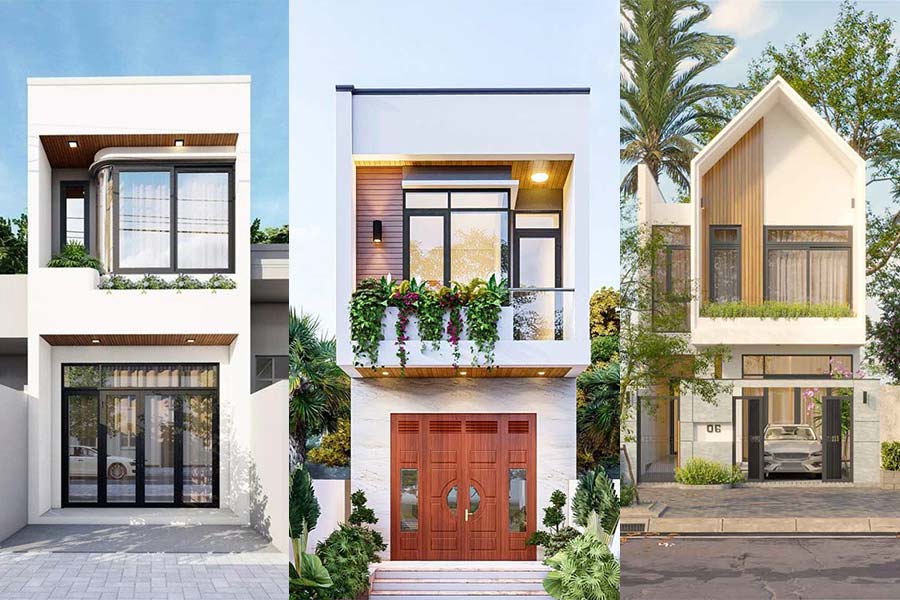 Ưu tiên thiết kế đơn giản cho mẫu nhà 2 tầng nông thôn 500 triệu