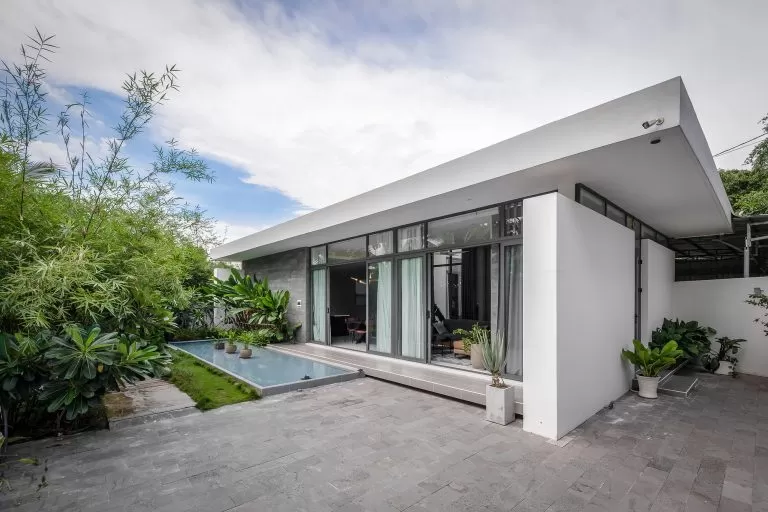 Hệ thống thoát nước mưa trên mái giúp nước không bị ứ đọng