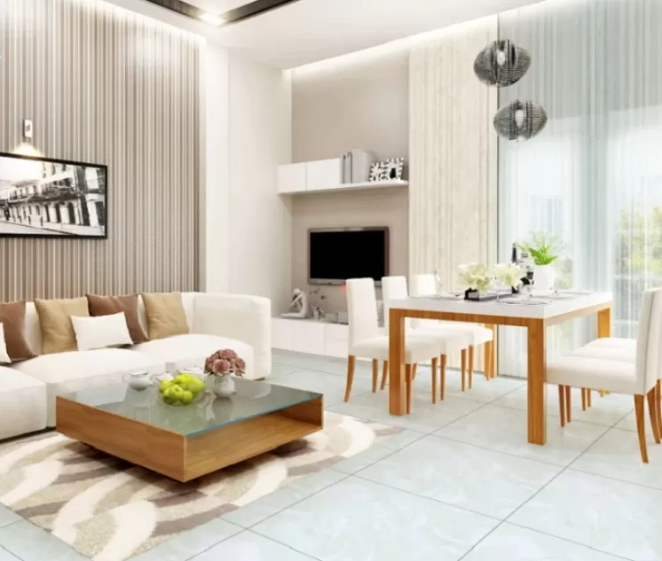 Phối màu xanh ngọc tại phòng bếp hài hòa đẹp mắt