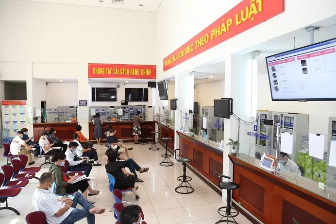 Bộ phận tiếp nhận, trả kết quả của Sở Xây Dựng