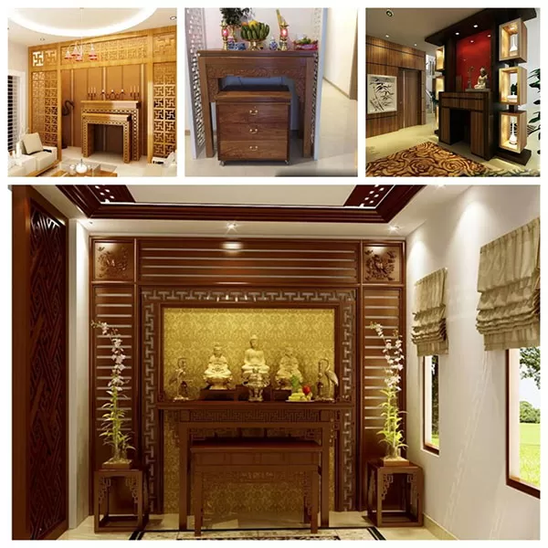 Bố trí phòng thờ tại tầng tum là xu hướng khá phổ biến hiện nay