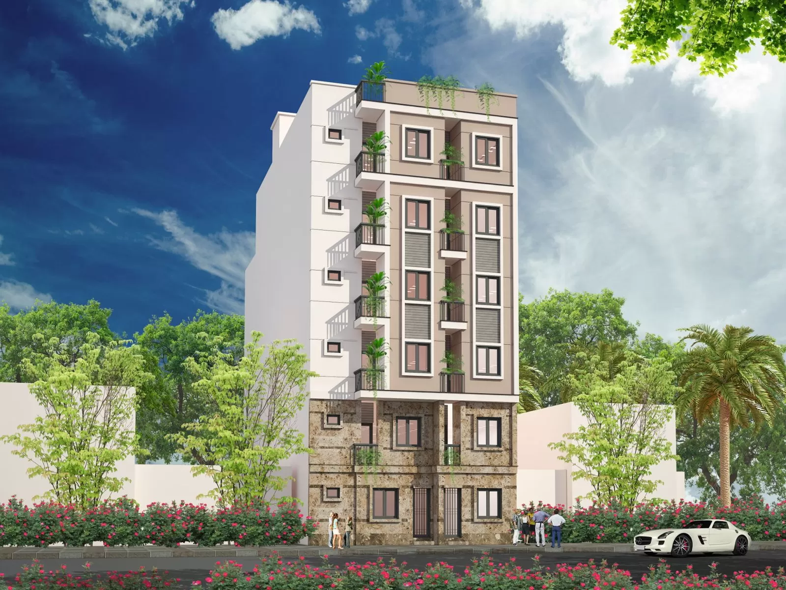 Mẫu chung cư mini đẹp đầy đủ tiện nghi