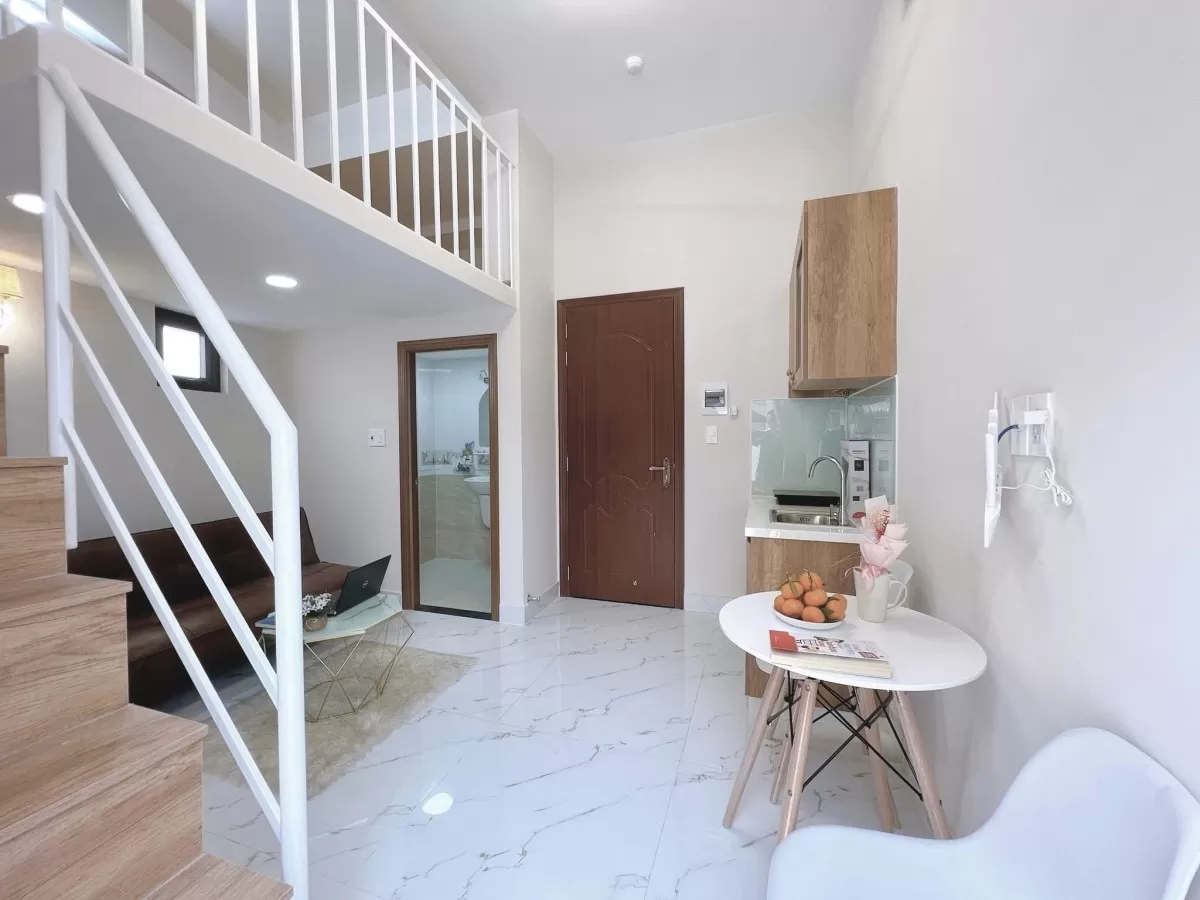 Thiết kế không gian gọn gàng nhưng vẫn đảm bảo đầy đủ công năng