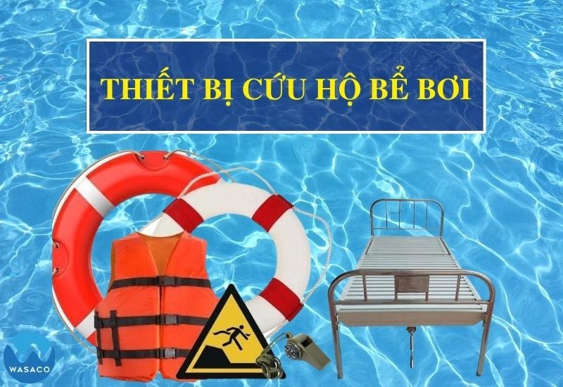 Chi phí cho các thiết bị vệ sinh, hóa chất, cứu hộ hồ bơi