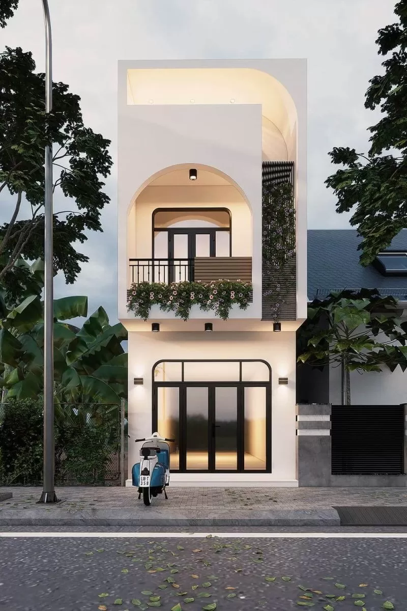 Mẫu nhà 1 trệt 1 lầu 5x15m hiện đại ấn tượng từ cái nhìn đầu tiên