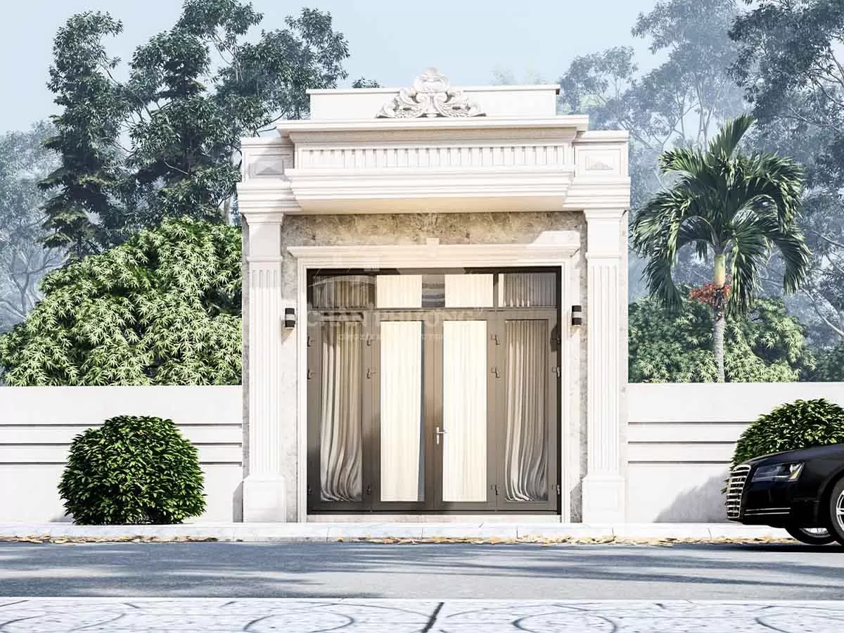 Nhà cấp 4 Tân Cổ Điển 5x18m đơn giản xinh xắn