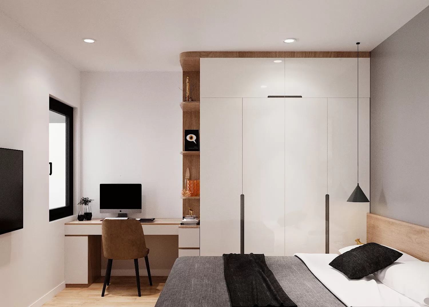 Ý tưởng trang trí phòng ngủ tối ưu công năng và thẩm mỹ cao