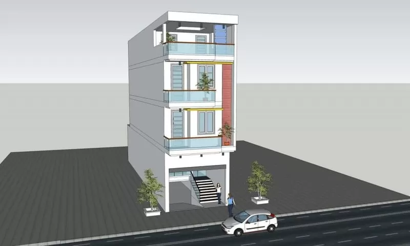 Ranh giới xây dựng đường hầm nhà phố